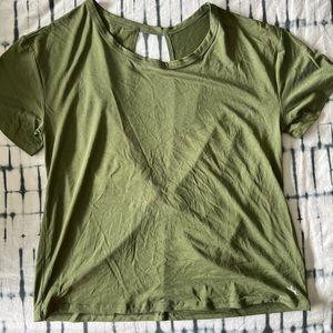 JoyLab Green Wrap Workout Shirt